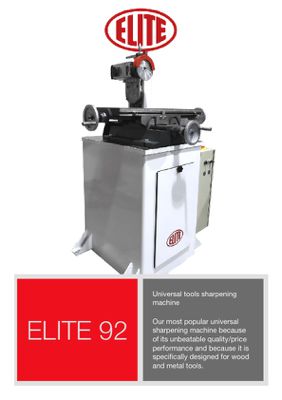 Universal tools sharpening machine ELITE 92 leaflet